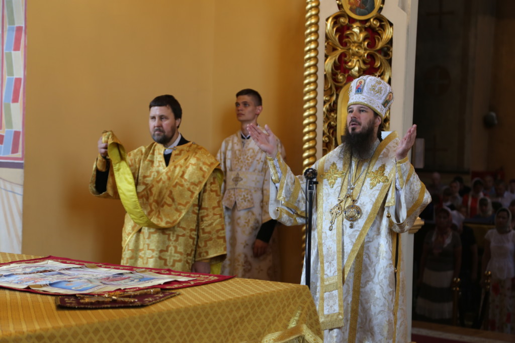 Божественная литургия в Неделю 10-ю по Пятидесятнице в Вознесенском кафедральном соборе Кузнецка