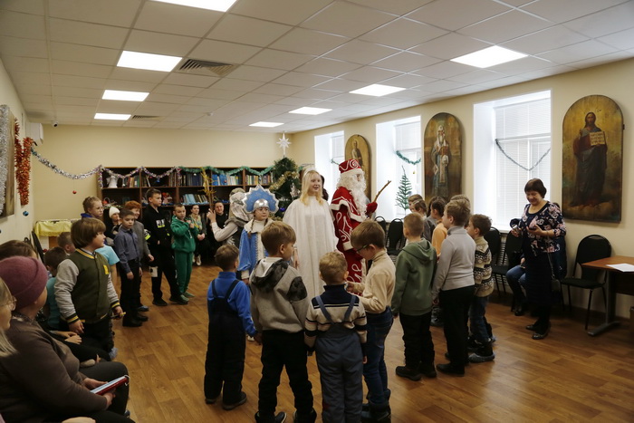 Рождественский праздник в воскресной школе при Вознесенском кафедральном соборе Кузнецка