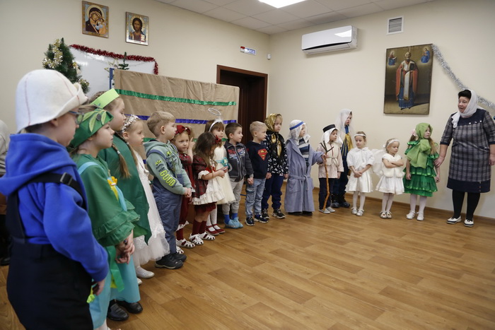 Праздник в воскресной школе при Вознесенском кафедральном соборе