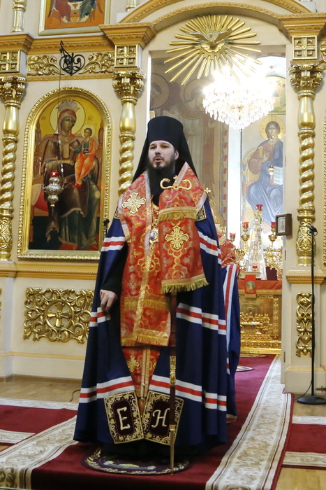 Всенощное бдение в канун Недели 5-й по Пасхе в Вознесенском кафедральном соборе Кузнецка